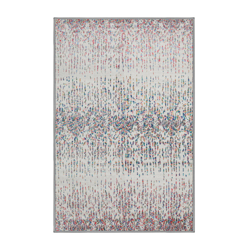 Tapis gris/brun/beige contemporain, Rectangle 8 pi x 12 pi