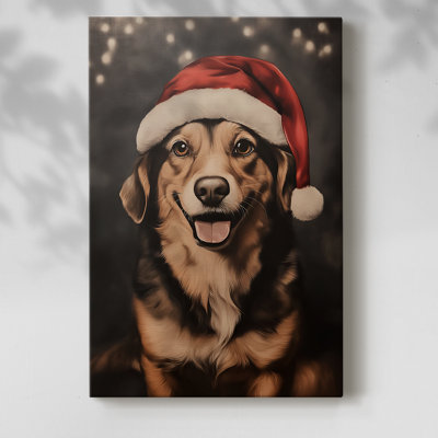 Art des Fêtes de Noël - Toile tendue avec châssis - Série 2-XXXIX