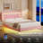 Smart RGB LED Floating Bed With 2 LED Nightstands – 3-Piece Bedroom Set-85288189-85288176