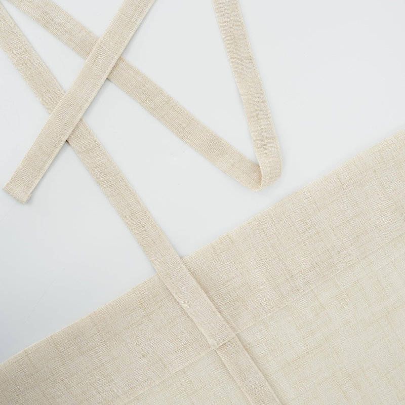 Rideau semi-transparent Merissa, L 45 po x L 63 po, Beige