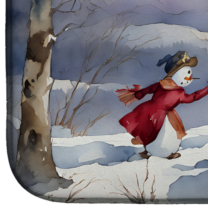 Tapis de vaisselle Christmas Snowmen