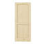 Porte standard 2 panneaux en bois de pin teinté intérieur style français-108216011
