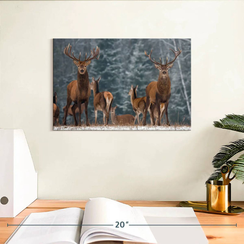 Brampt Deer Season, 8" H x 12" W