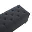 Repose-pieds de rangement 47,5 po, banc de rangement avec charnière de sécurité, repose-pieds capitonné pour le salon, le vestibule, le couloir, le repose-pieds et le support 500 lb-777157523