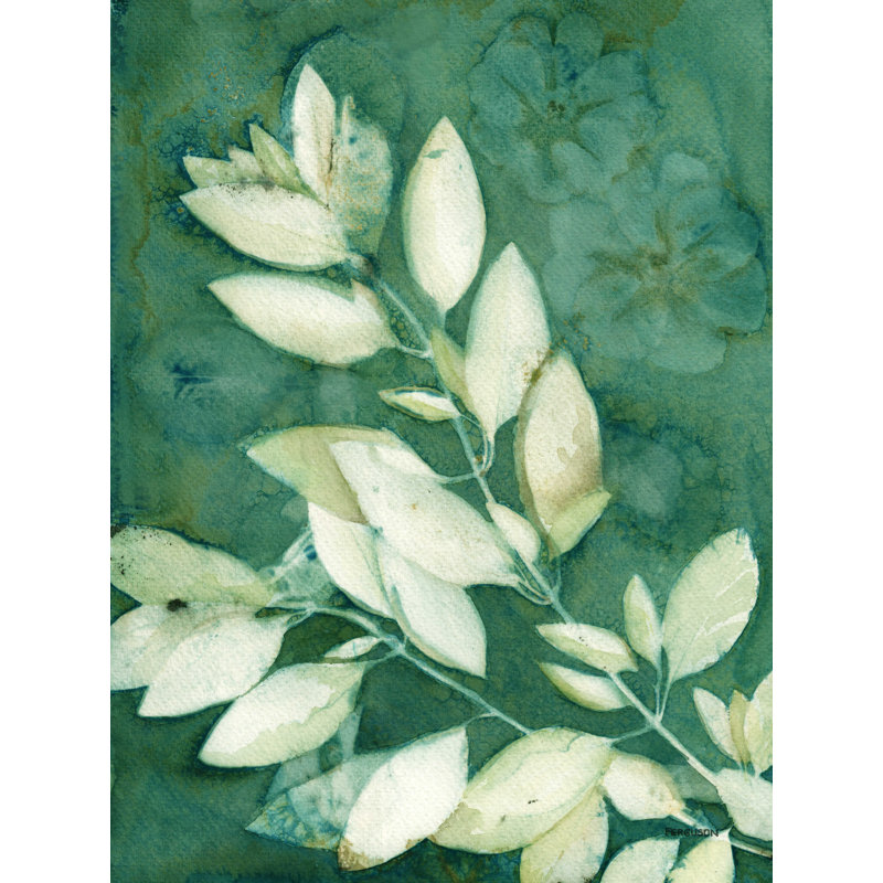 Douche d'or VI - peinture sur toile tendue, H 16 po x l 12 po