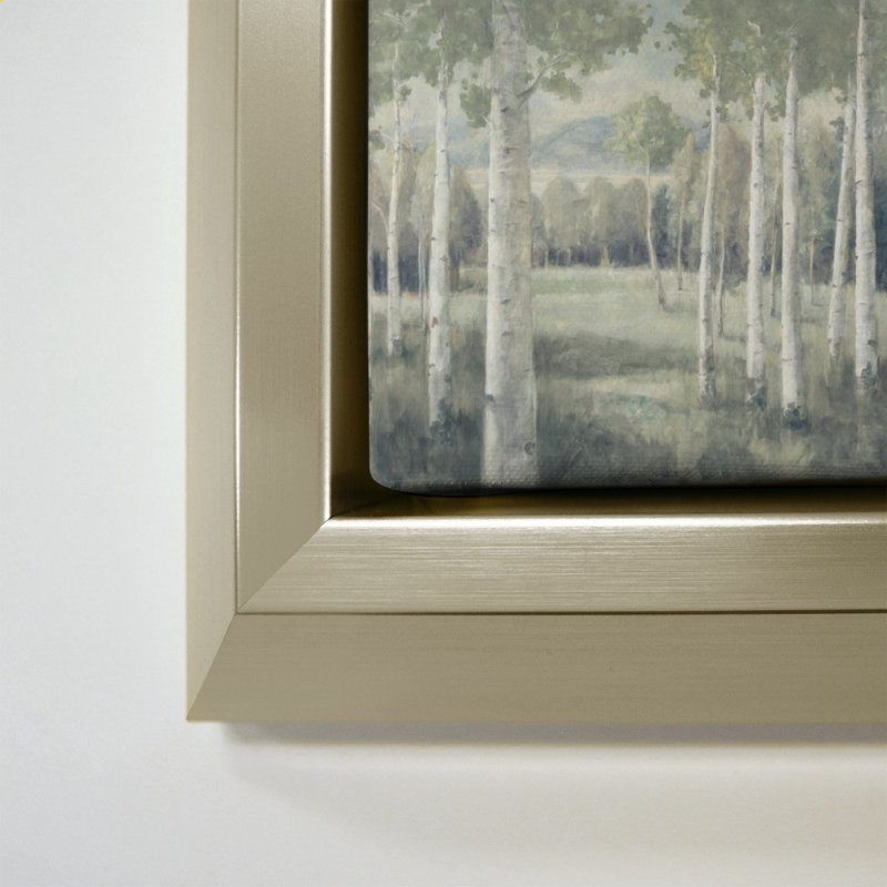 «Light Aspens» par Danhui Nai, impression sur toile, H 44 po x l 34 po, Champagne