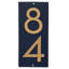 Plaque d’adresse murale sur 1 ligne flottante-41299730-41299924-41303796