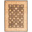 Tapis noir Peshawar Oushak 8 pi 10 po x 12 pi 1 po