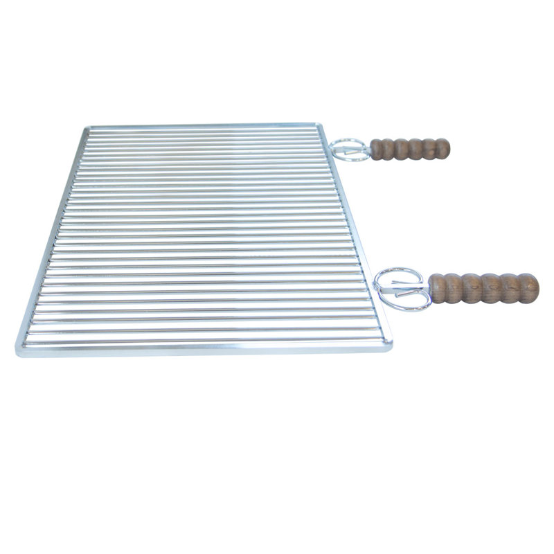 Haroun Steel Non-Stick Grill Griddle, 4cm H x 77cm W x 59cm D