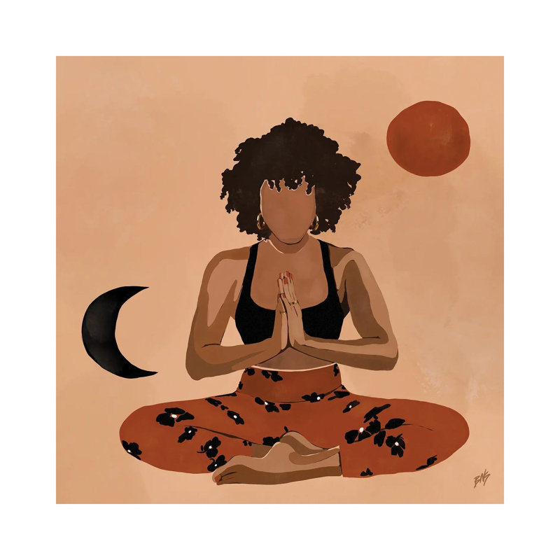 « Harmony » par Bria Nicole-impression d’art graphique, Pas de tapis, Toile tendue, H 12 po x l 12 po x P 0,75 po
