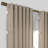 Ballast Cotton Semi Sheer Curtain Single Panel-2061596632-2137973664