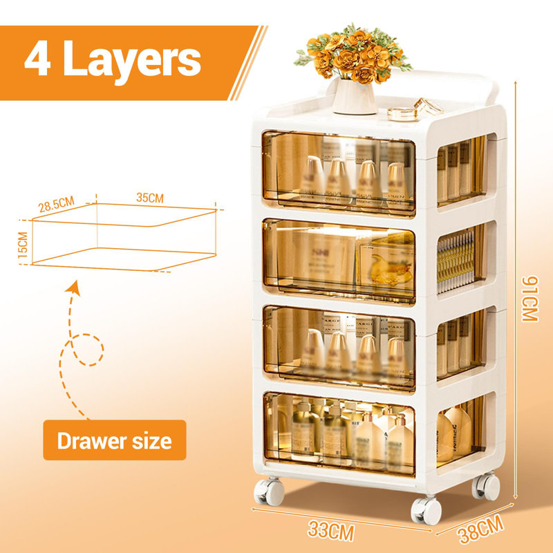 33cm W 4 - Drawer Chest of Drawers