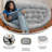 Folding Double Saucer Chair With Steel Frame-1185112905