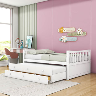 Kids Daybed with Trundle with Drawers