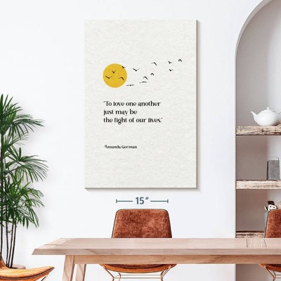 Love Fight Amanda Gorman sur toile