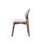 Hadasa Walnut & Light Gray Finish 5Pcs Dining Room Set