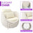 Fully Assembled 1 Person Altuminum Frame Olefin Rope Outdoor Patio Chair with Cushions