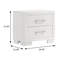 Table de chevet 2 tiroirs Semirah-1611372910
