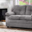 Ensemble de canapé en chenille (chaise + causeuse): le centre douillet ultime de votre salon-116190586