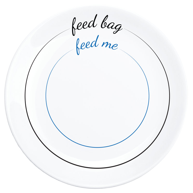 Feed Bag Appetizer Plate
