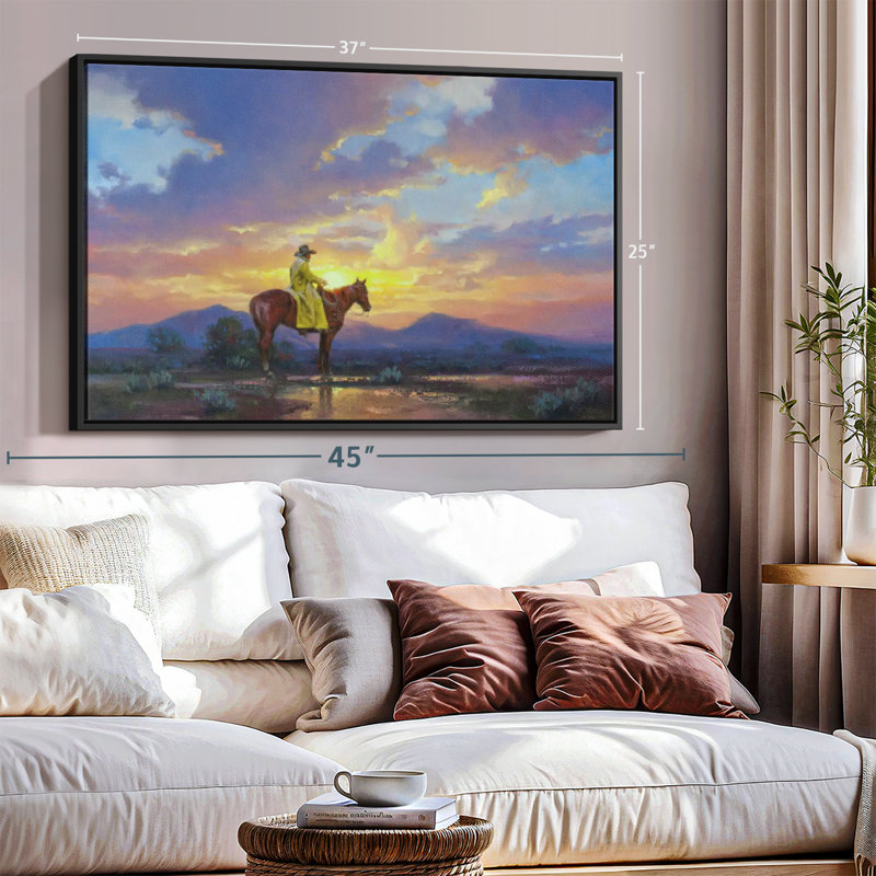 «Sun Burn Wall Art», H 25 po x l 37 po