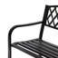 Banc de parc en métal Barty