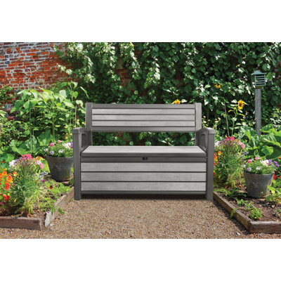 Hudson Brushed Bench with Storage