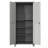 Metal Storage Cabinet With Wheels And Adjustable Shelves