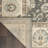 Round Isadora Oriental Wool Gray/Cream Area Rug-98264432