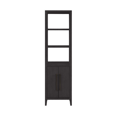 Alsup Solid Wood Freestanding Linen Cabinet