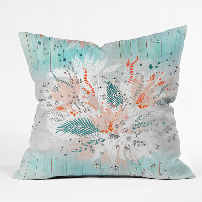 Throw Pillow, 16" x 16", Teal