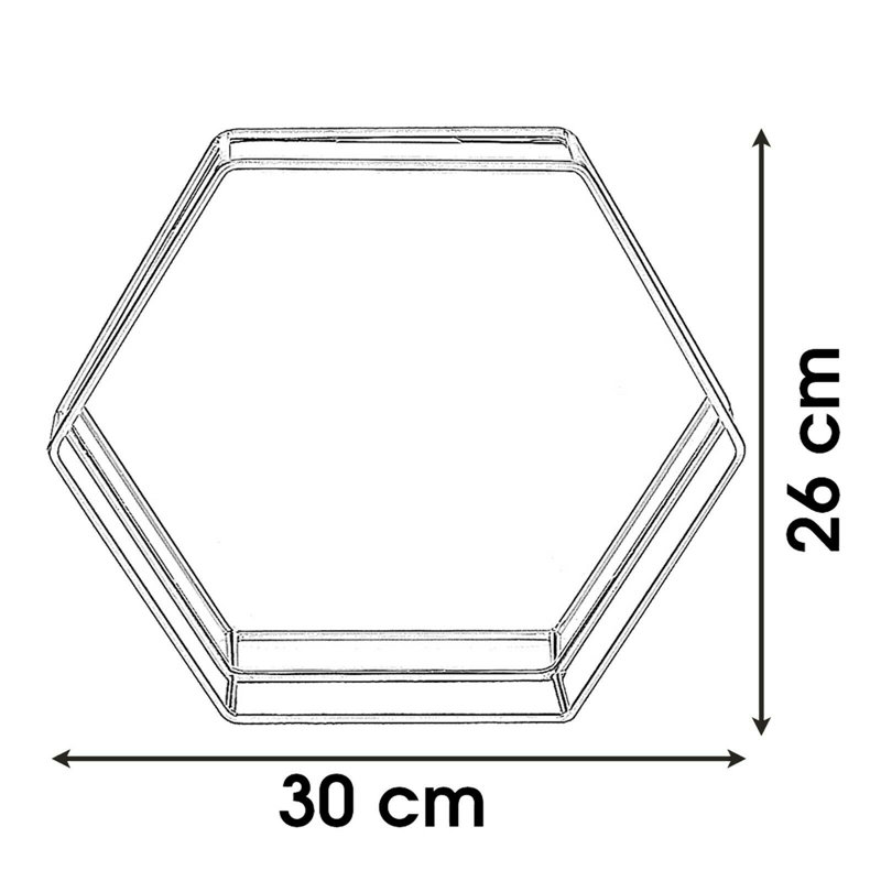 Felton Mirror Tray, 30cm H x 30cm W x 5cm D