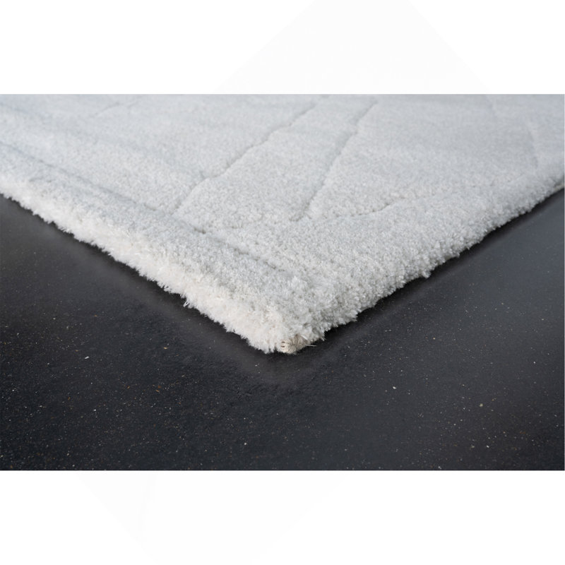 Tapis en polyester recyclé Nina Madison, Rectangle 7 pi 10 po x 10 pi