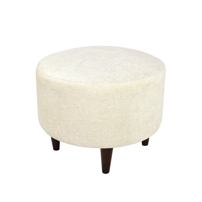 Trenton Upholstered Ottoman, Bone