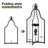 22'' H Metal Tabletop Lantern-1940552741