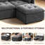 Canapé modulaire en chenille avec repose-pieds Cloud-1737286105