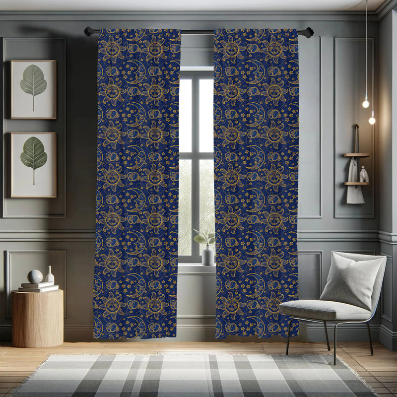 Room Darkening Sliding Panel Pair, 28" x 95"