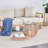 Luxurious Round Nesting Coffee Table with Storage-398535448