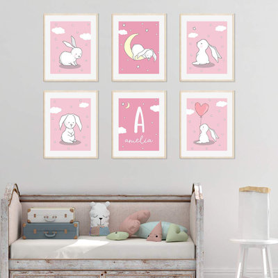 Curtisville Animals 6 - Piece Paper Print
