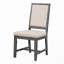 Ensemble de chaises de salle à manger de style rétro avec 4 chaises rembourrées-114326630