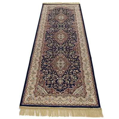Runner Anaheim Oriental Viscose Flatweave 26.38cm X 82.68cm Area Rug