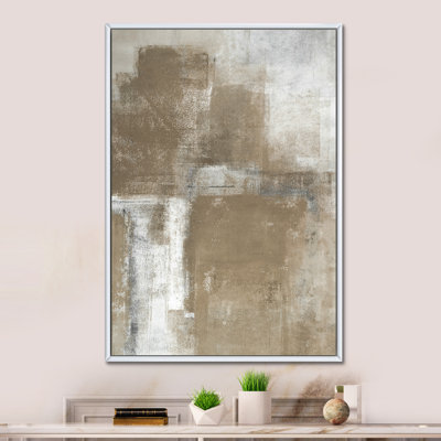 «Brown Meets Gre Y», art mural moderne et contemporain sur toile