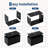 73 Gallon Waterproof Large Resin Deck Box Indoor Outdoor, Lockable Storage Container for Patio Furniture Tools, Waterproof Deck Box Patio Storage Bin for Pool Garden, Black-122911342-122911346
