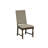 Kiyra Beige Fabric Upholstered Seat Rectangular Dining Room Set