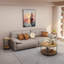 Ensemble de 3 tables basses avec 2 tables de bout et rangement