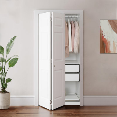 Porte de garde-robe pliante en composite 36 po x 80 po