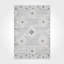 Tapis à motif géométrique blanc Thambiah-897913737
