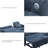 2-In-1 Sofa 82" Three-Seater Sofa With A Sofa Bed And A Reversible Recliner Sofa For Living Room-340436426