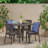 Northmoore 4 - Person Wicker Patio Dining Set with Square Table
