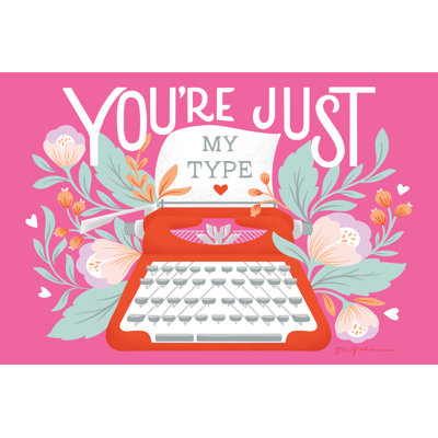 Just My Type I by Gia Graham - Wrapped Canvas Art Prints